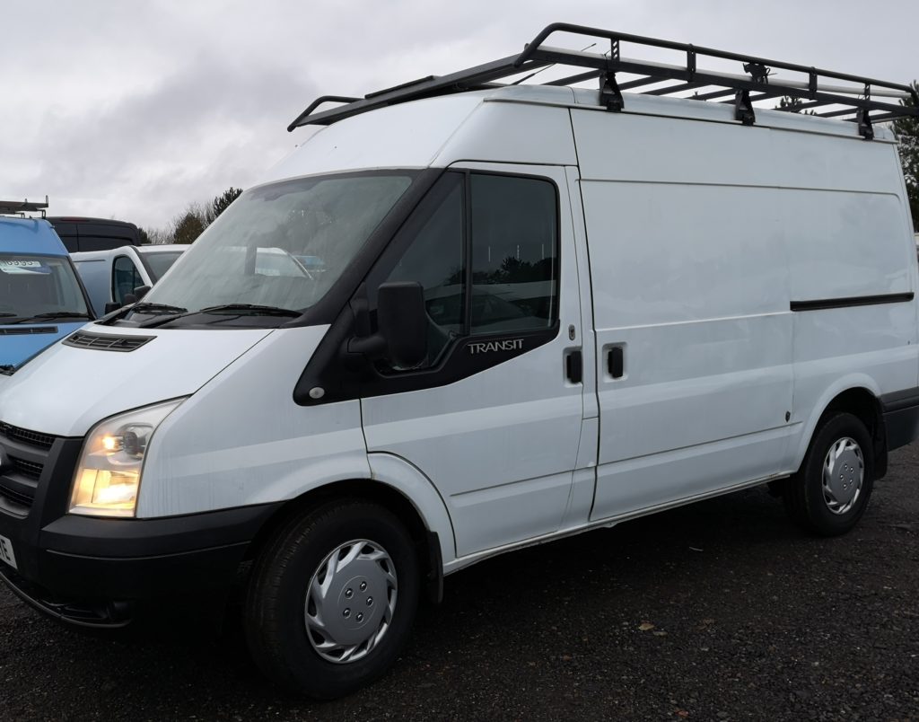 Ford Transit 350 Mwb Mk7 White Van 22tdci 125ps Eu5 Rwd Med Roof 2013 Jj Cvs Ltd 6439